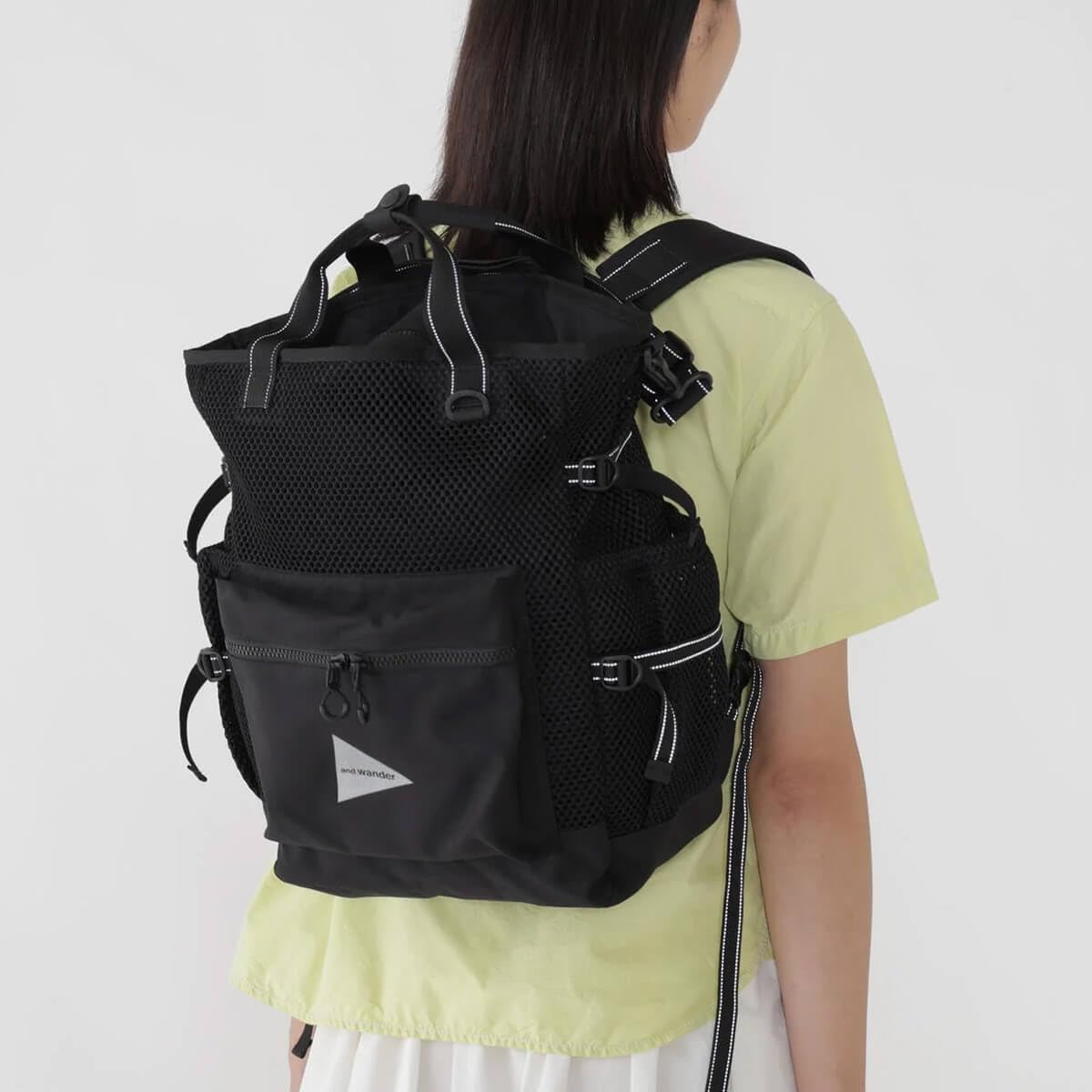 Amazon.co.jp: and wander アンドワンダー 3Dメッシュ2ウェイトート